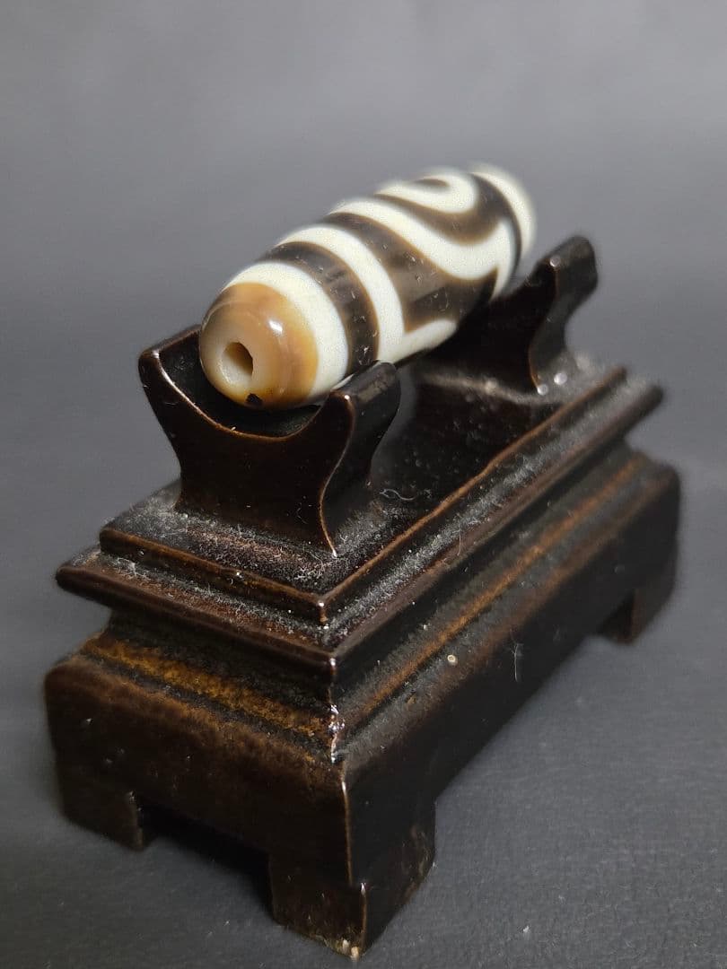 082　天珠　正統派　二眼天珠　dzibeads！