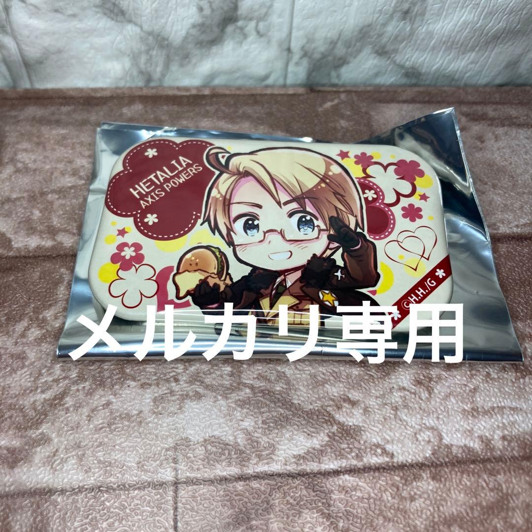 ヘタリア ヒサゴ 缶バッジ アメリカ