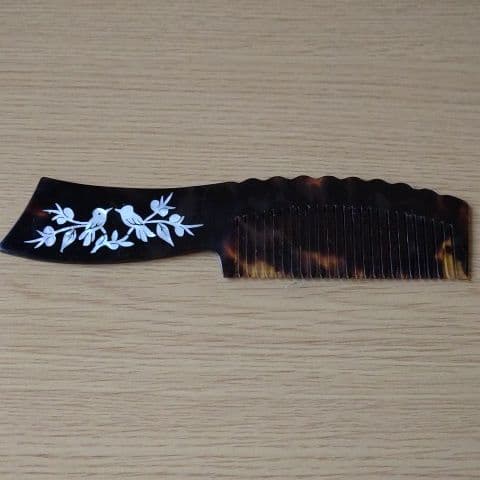 べっ甲コーム、ラタン装飾