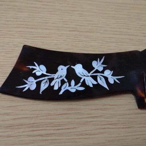 べっ甲コーム、ラタン装飾