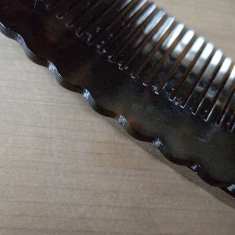 べっ甲コーム、ラタン装飾