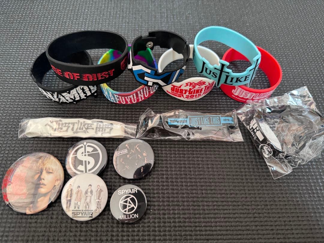 SPYAIR Tシャツ タオル パーカー ラババン 缶バッジ メッシュポーチ