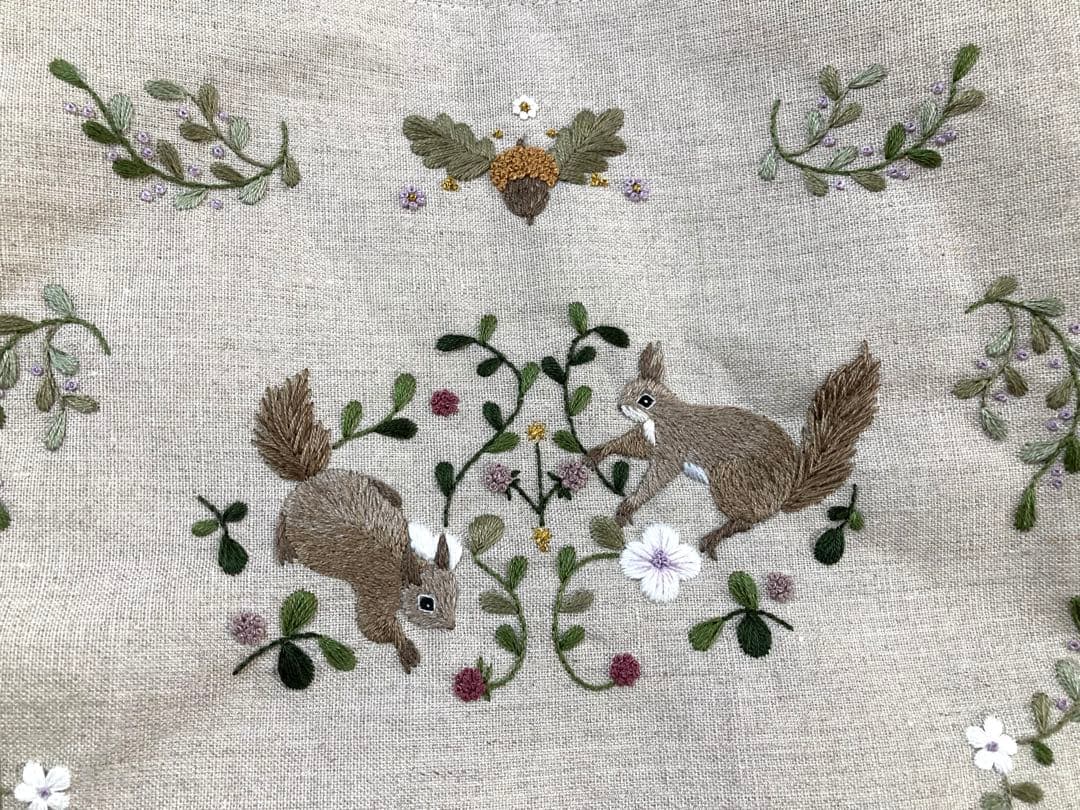 ハンドメイド手刺繍バッグ