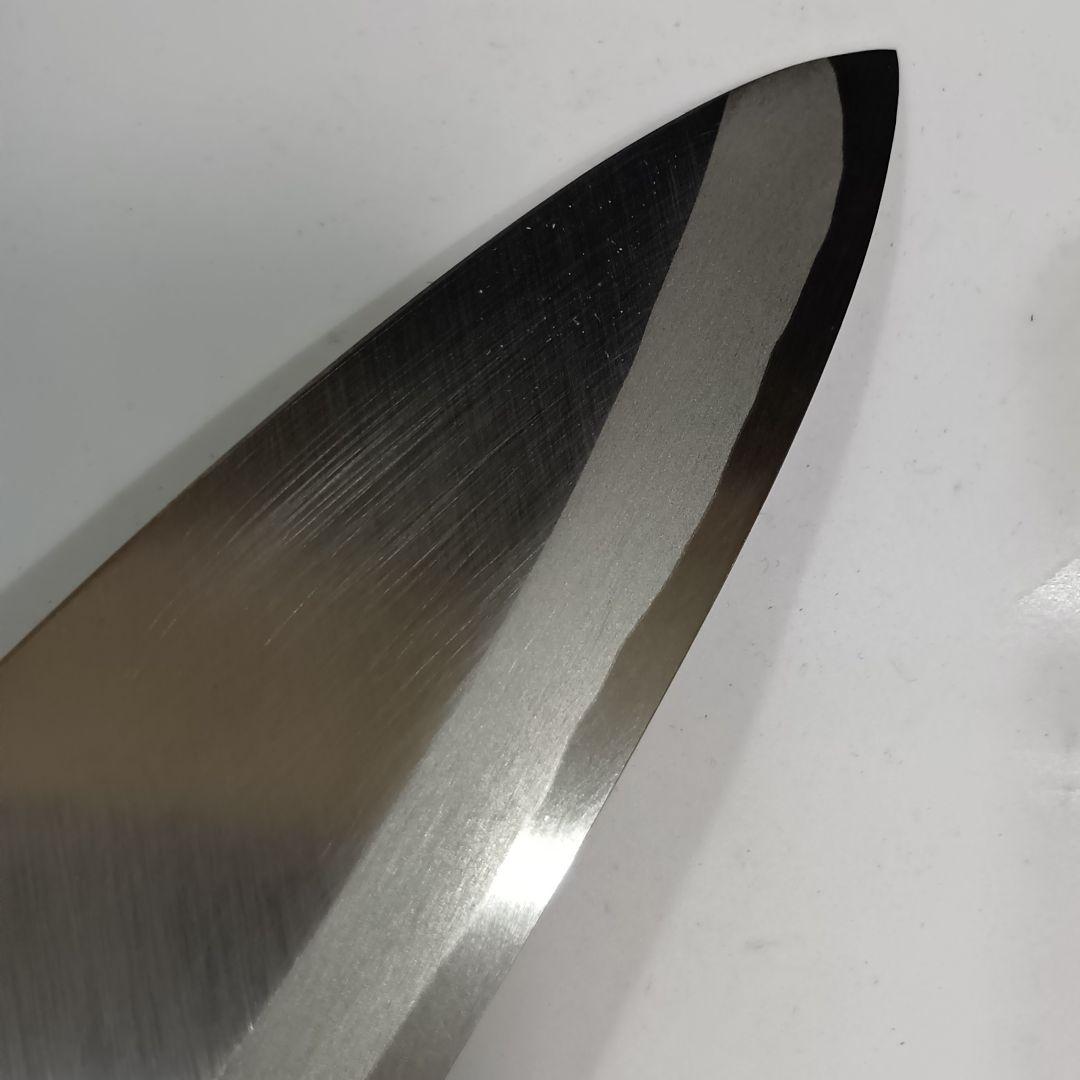 京都 有次　登録 出刃 包丁 5.5寸 16.5cm　白鋼二　新品保管品