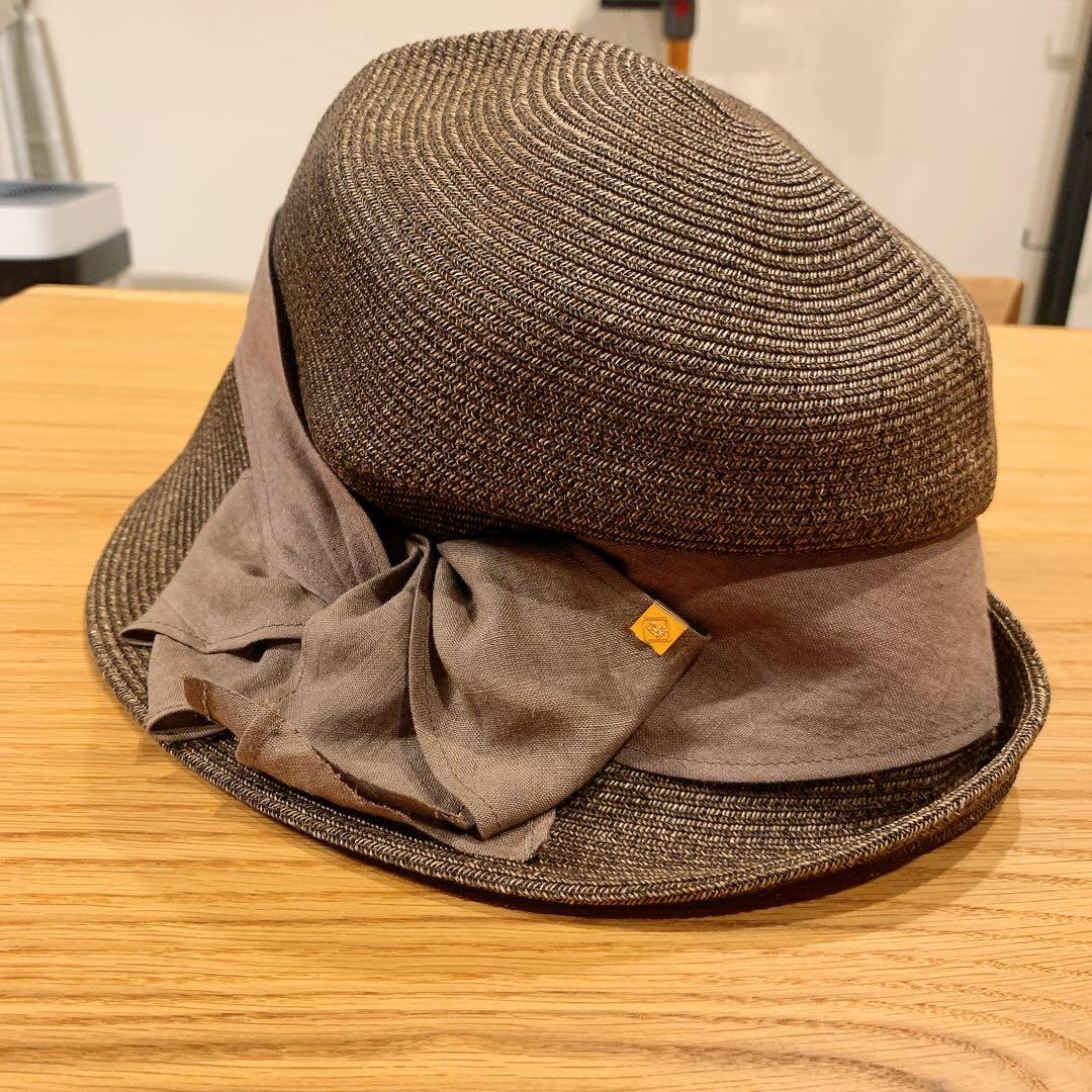 カシラ　ca4la 麦わら帽子　ブラウン