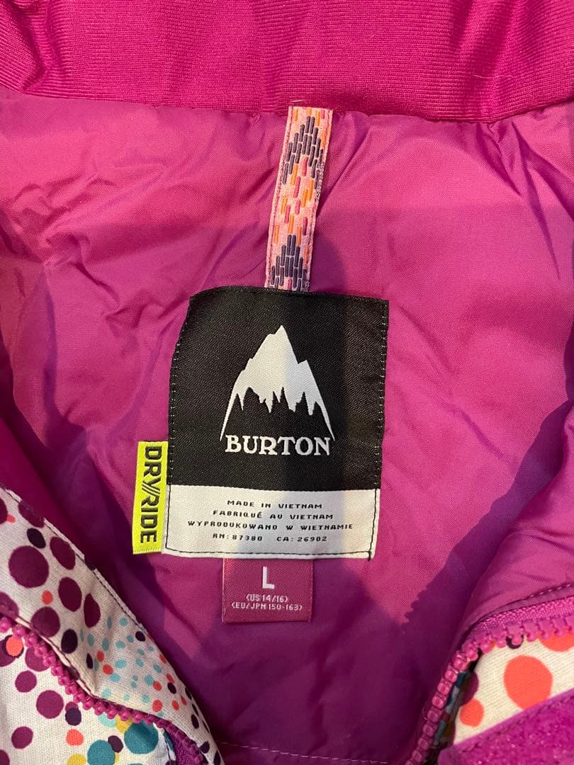 BURTON 女の子用Lサイズ　US(14-16)スキーウェア
