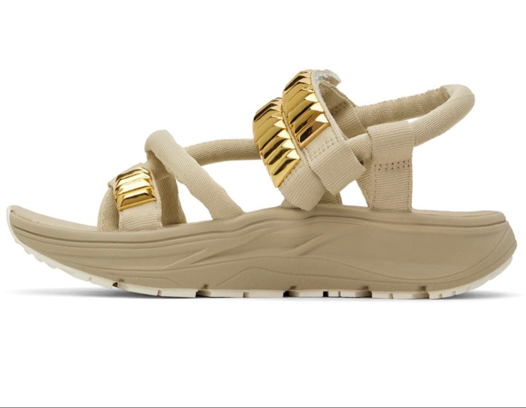 専用UNDERCOVER×nonnative スタッズサンダル ベージュ