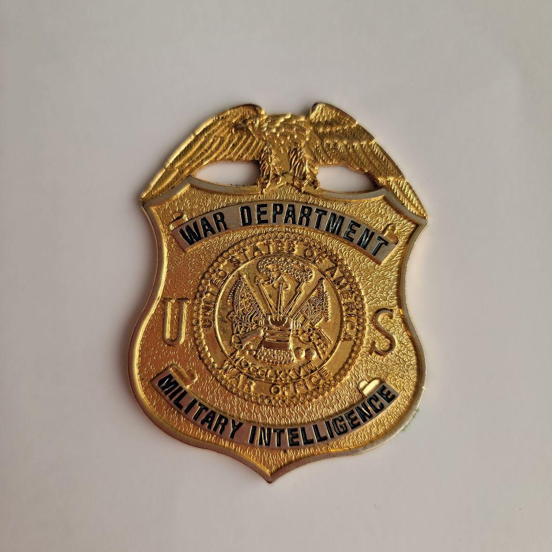 ミリタリー　Military　アメリカ　対敵諜報部隊(CIA,スパイ)バッジ
