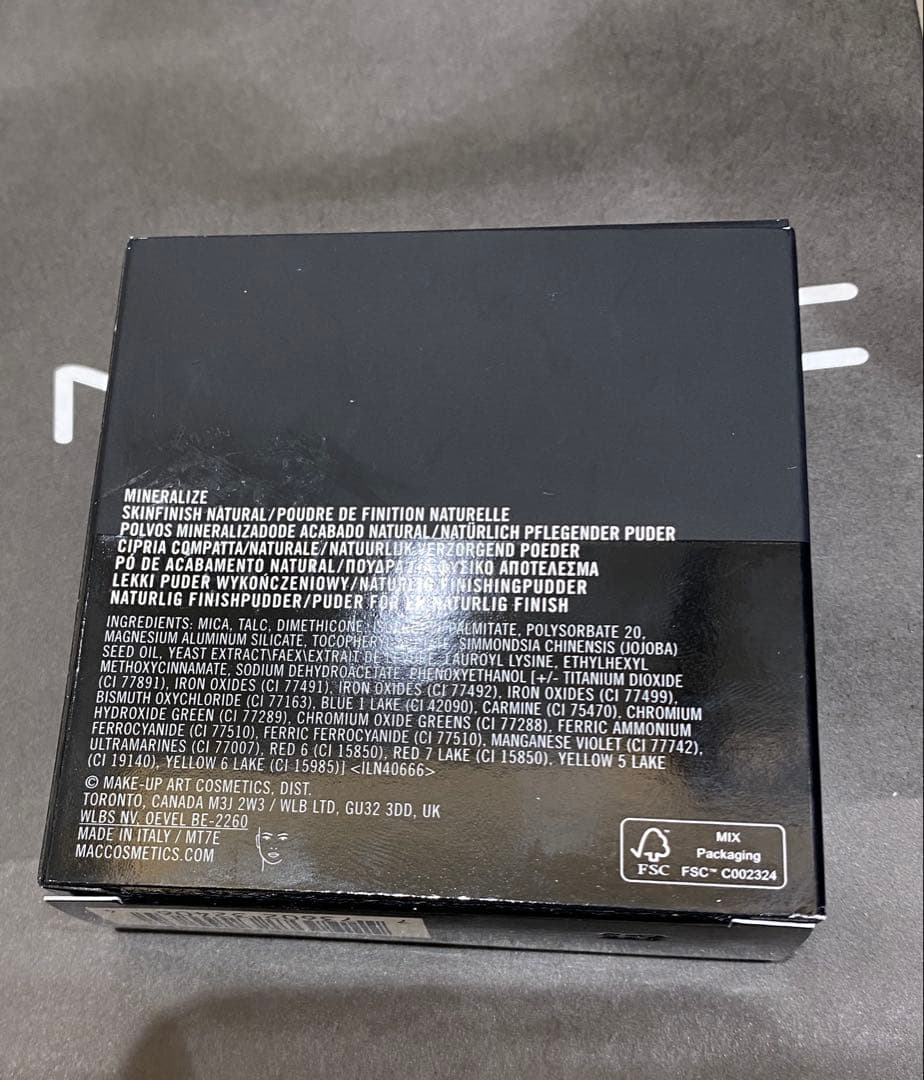 MAC ミネラライズスキンフィニッシュナチュラル　ライト　フェイスパウダー