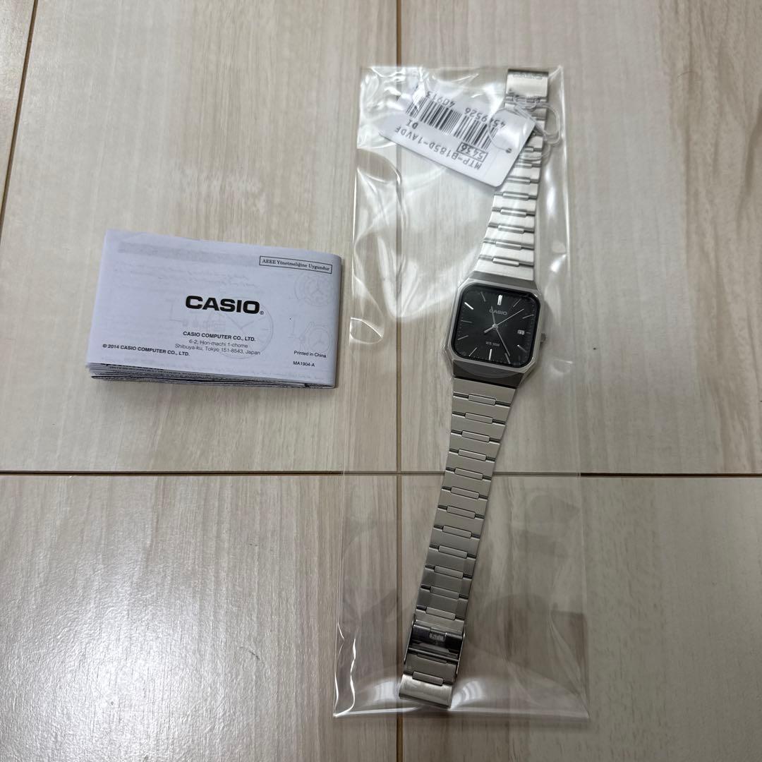 【新品】CASIO カシオ MTP-B185D -1A ブラック