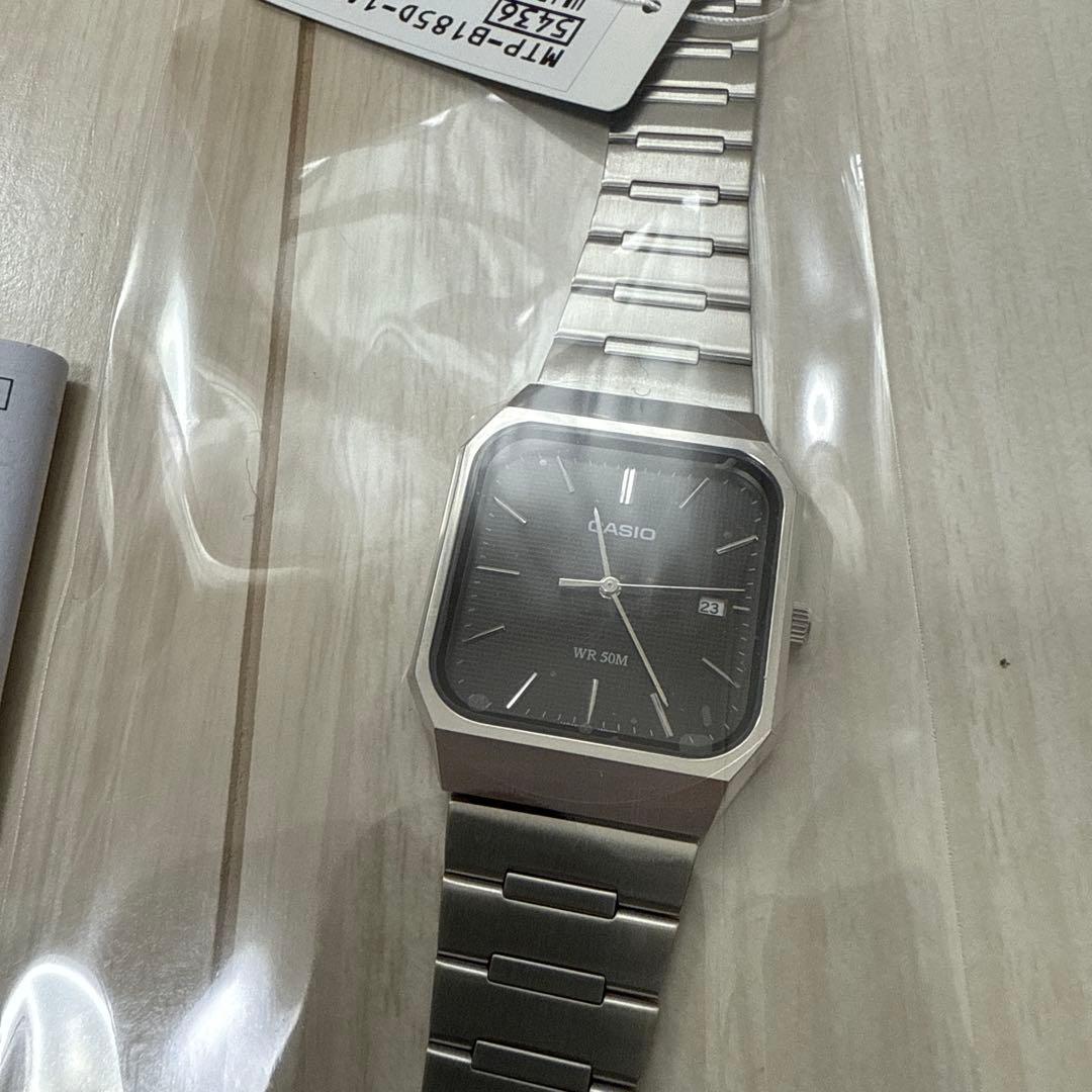 【新品】CASIO カシオ MTP-B185D -1A ブラック