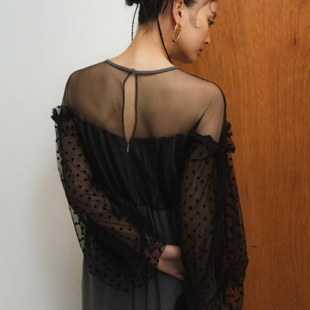 結婚式 アンドレスド　flocky dot pants dress 【Lサイズ】