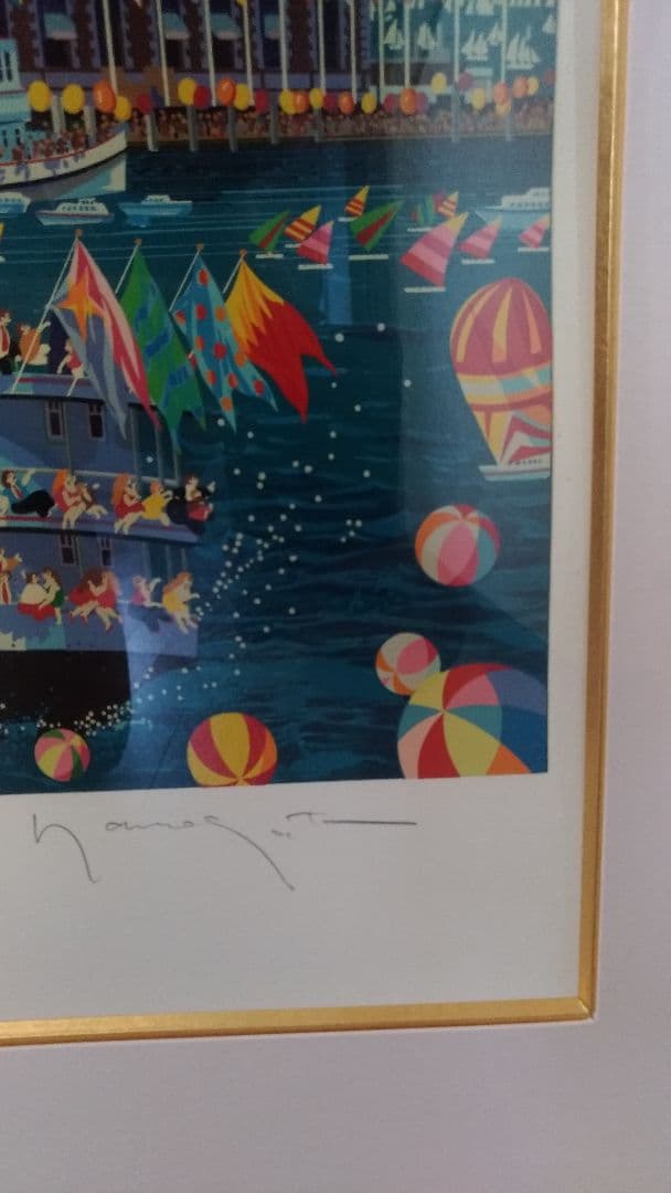 ヒロヤマガタ　シルクスクリーン　エリスアイランド