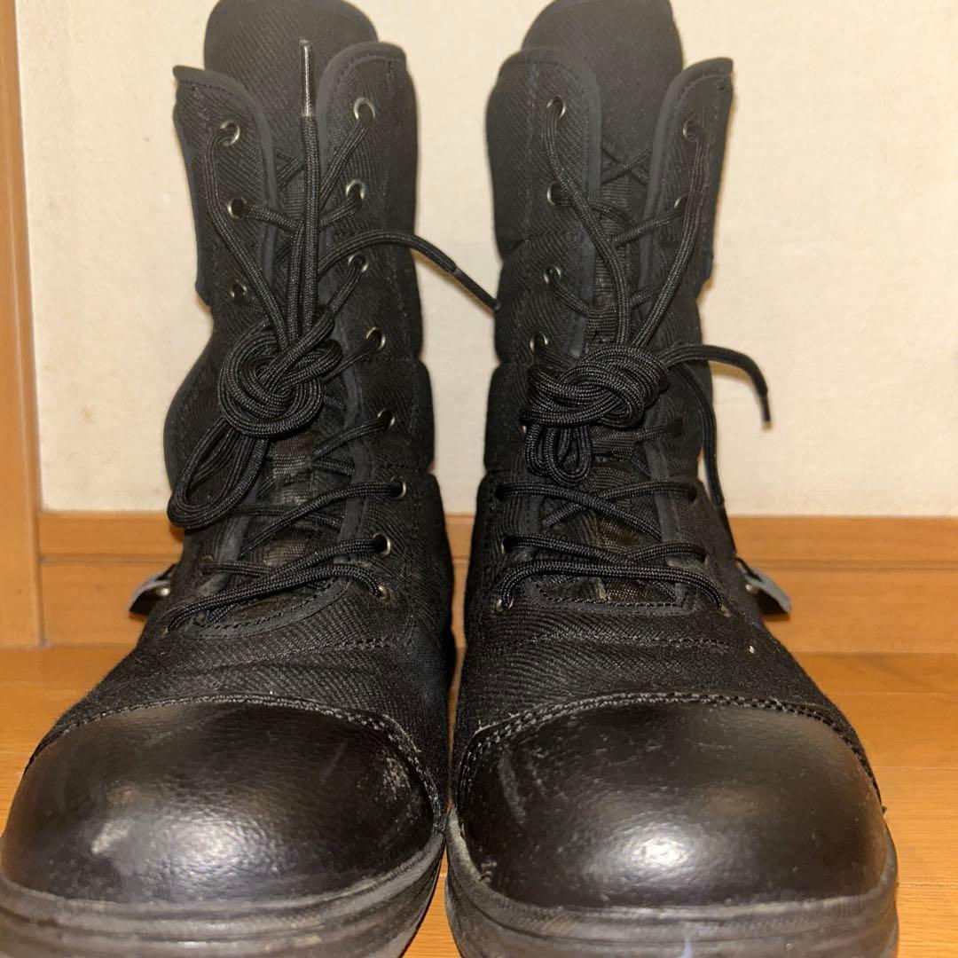 消防　編み上げ　HG-PRO 安全靴 27.5 黒