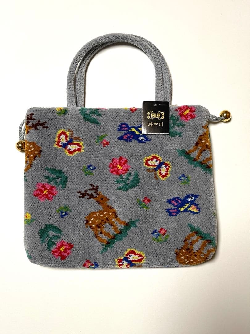 遊 中川 フェイラー　手付き巾着