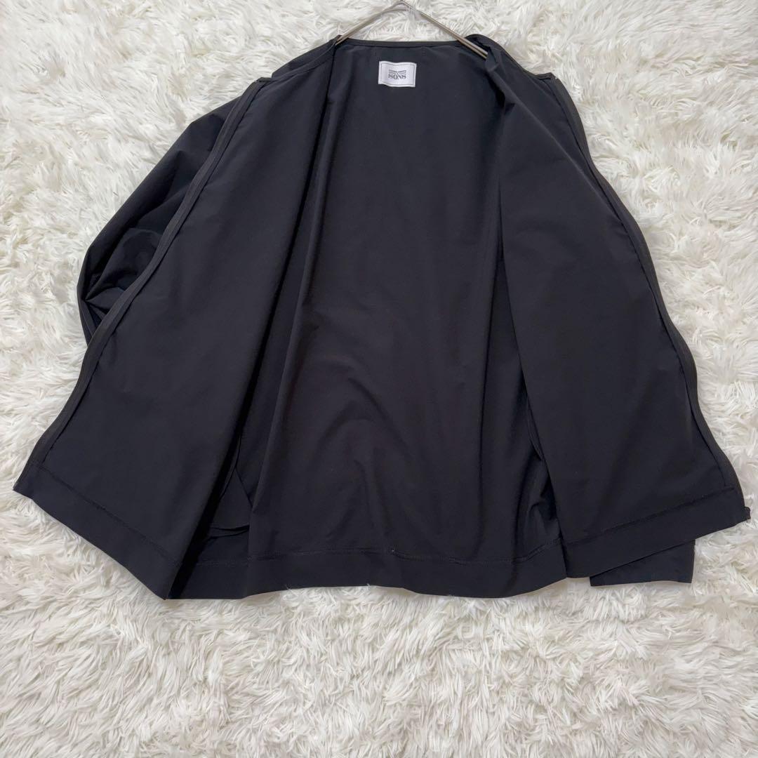 近年モデル　ユナイテッドアローズアンドサンズ　ジャケット　ノーカラー　ジップ　L