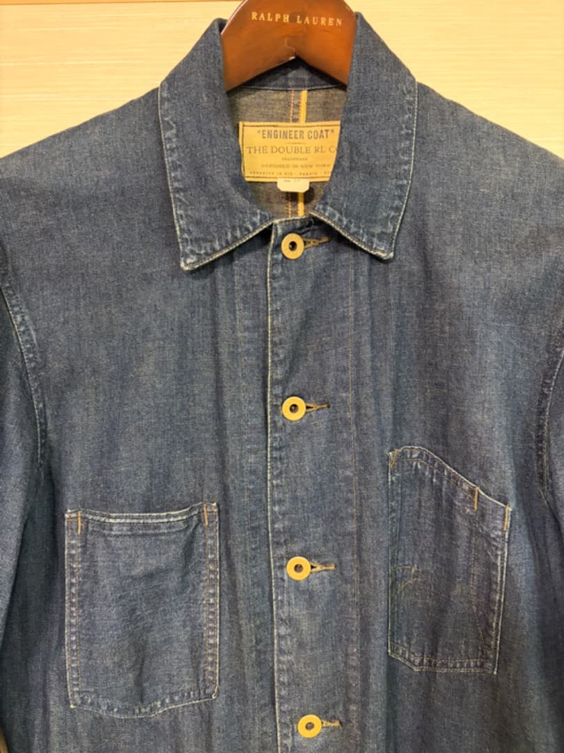 RRL デニム エンジニア ジャケット/カバーオール