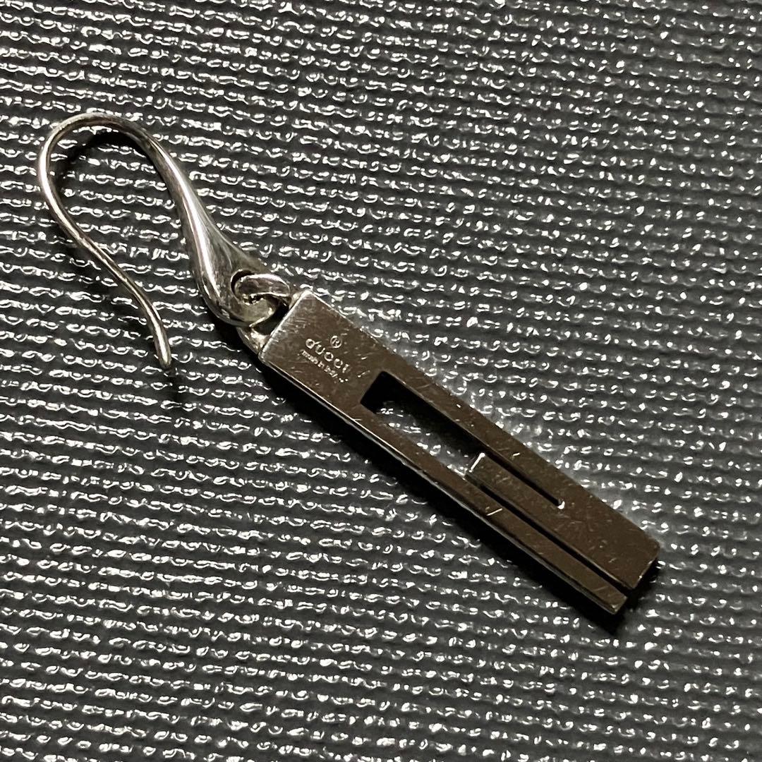 GUCCI グッチ カットアウト Gロゴ ピアス シルバー925