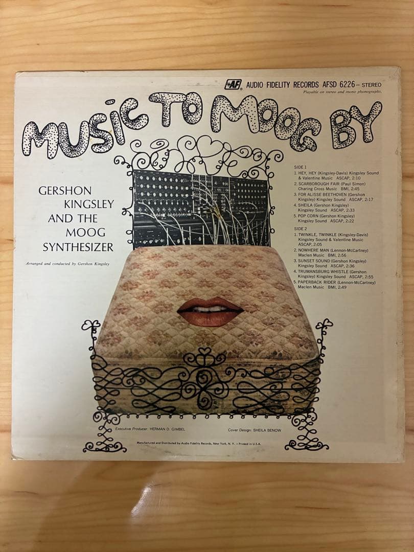 【LP】Gershon Kingsley / Music To Moog By