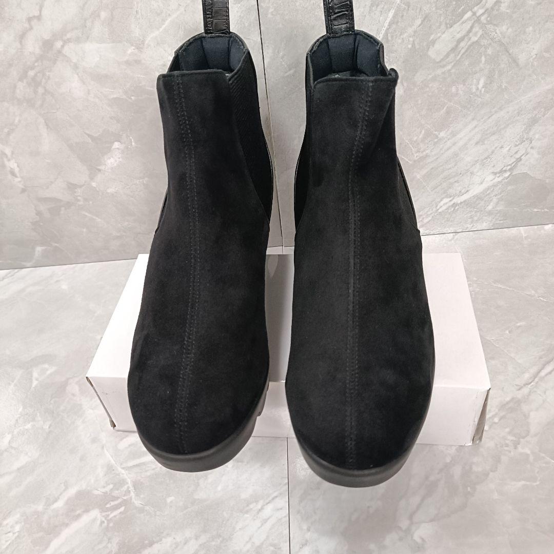 【新品】ヒルズアヴェニュー ウェーブソール サイドゴアブーツ 24.0cm