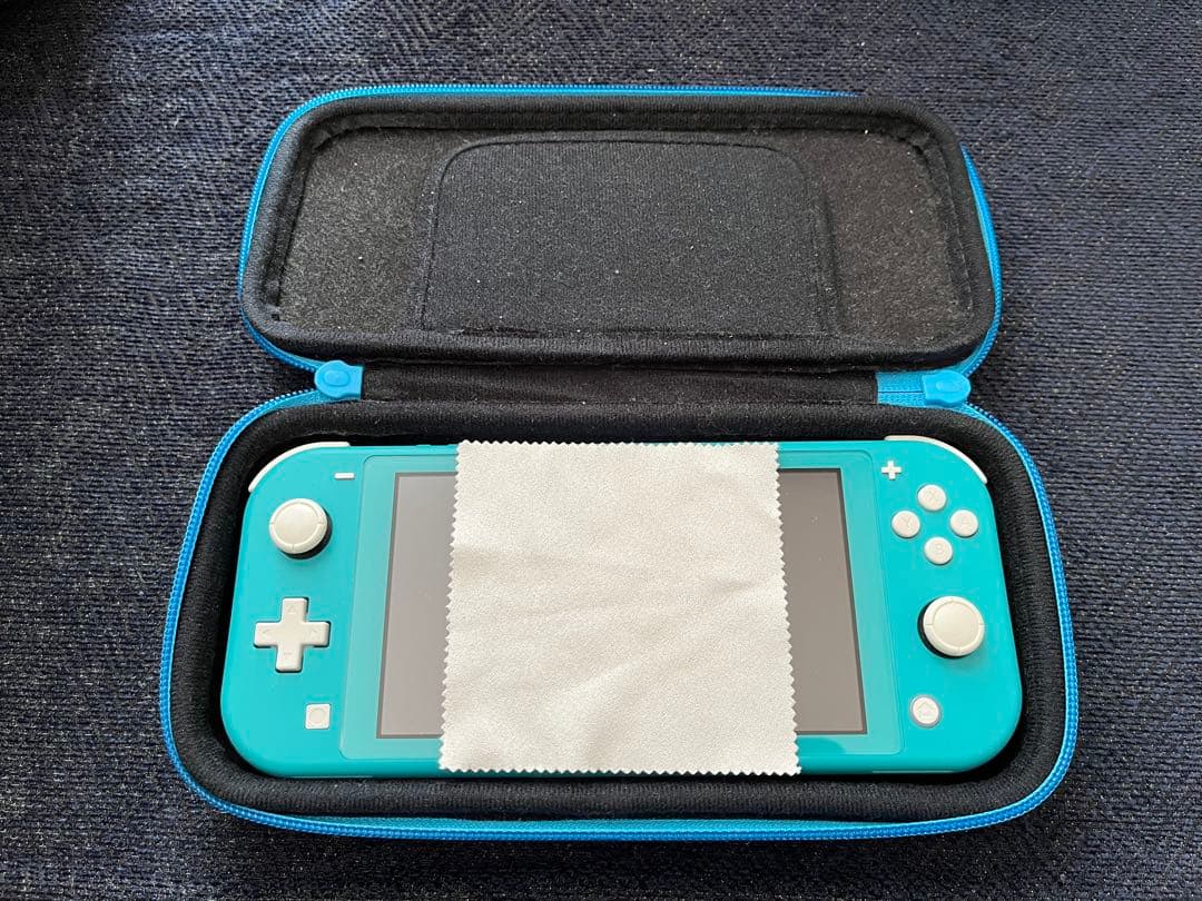 Nintendo Switch Lite ターコイズ 本体 専用ケース付き