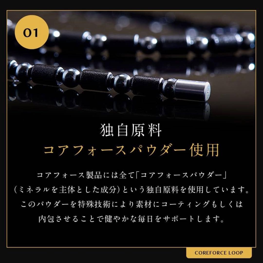 COREFORCEコアフォース ループ ブラック 70 ネックレス ブレスレット