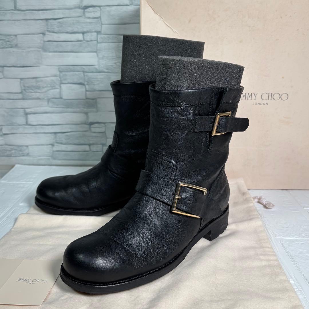 junjun様　JIMMY CHOO ジミーチュウ　エンジニアブーツ　バイカー