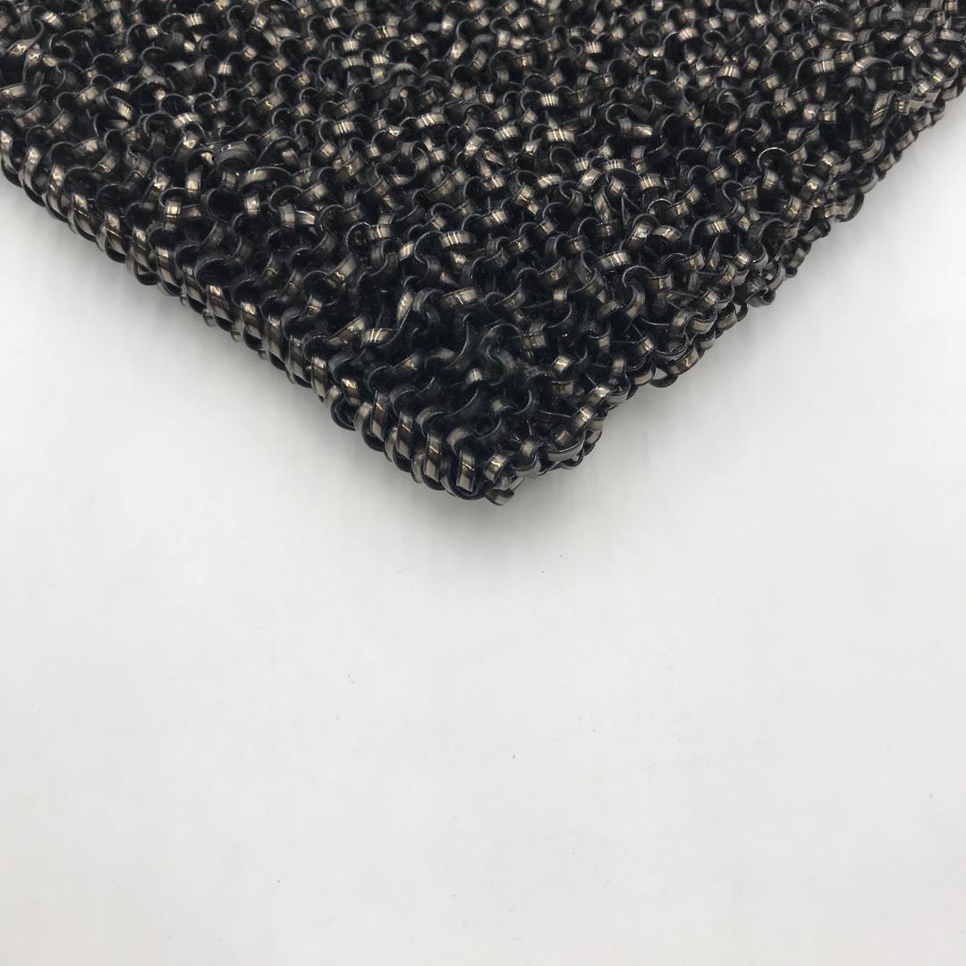 【極美品】 ANTEPRIMA アンテプリマ ハンドバッグ 編み込み 黒 光沢◎