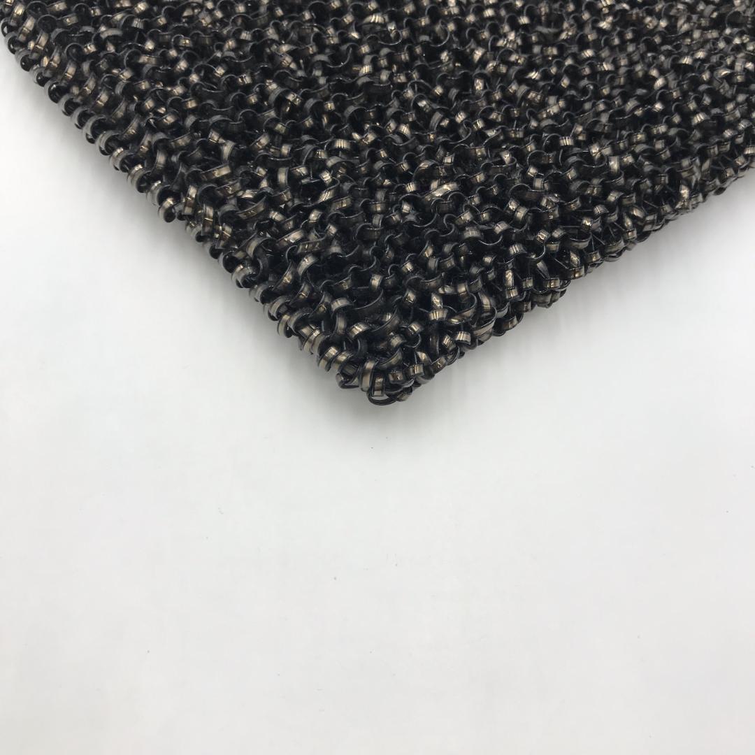 【極美品】 ANTEPRIMA アンテプリマ ハンドバッグ 編み込み 黒 光沢◎