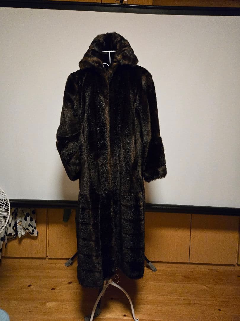 フェイクファーロングコ－ト