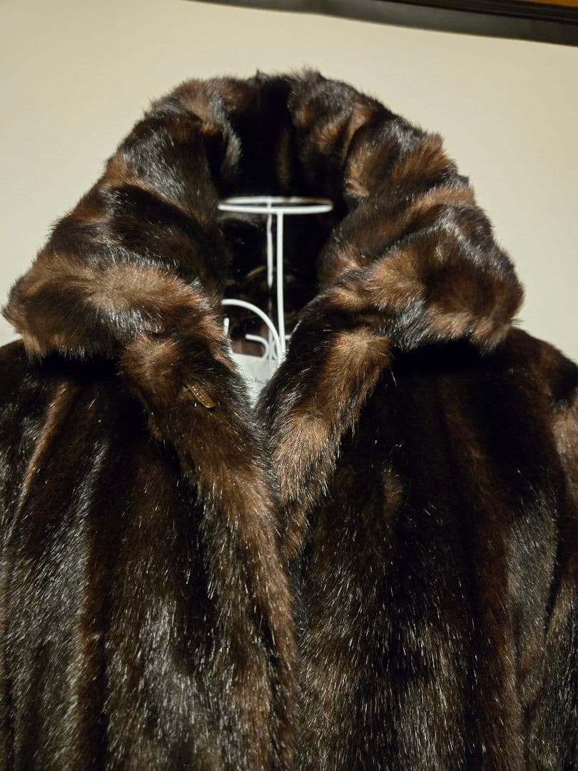 フェイクファーロングコ－ト