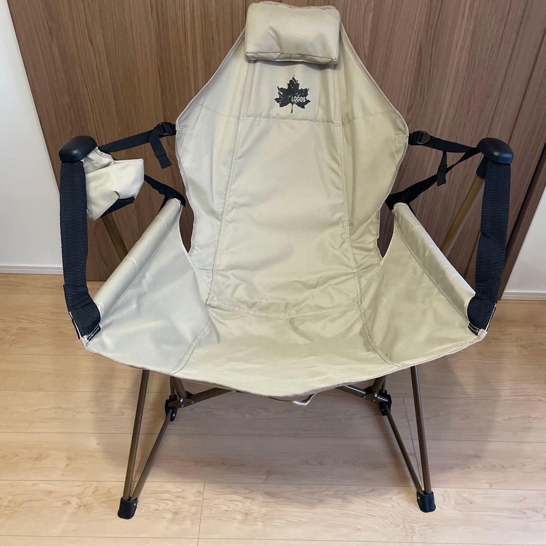 LOGOS ヘッドレスト付き ハンモックチェア