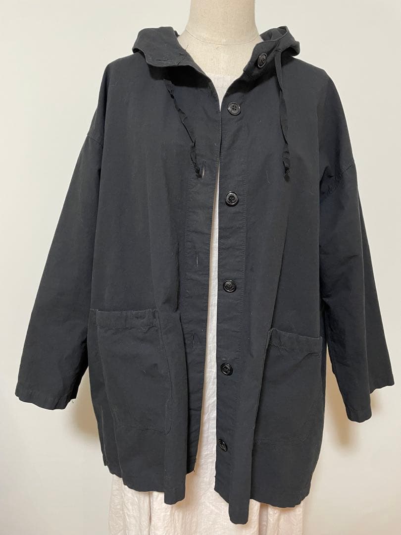 nest Robe コットンリネン超撥水モッズパーカー　2023ss