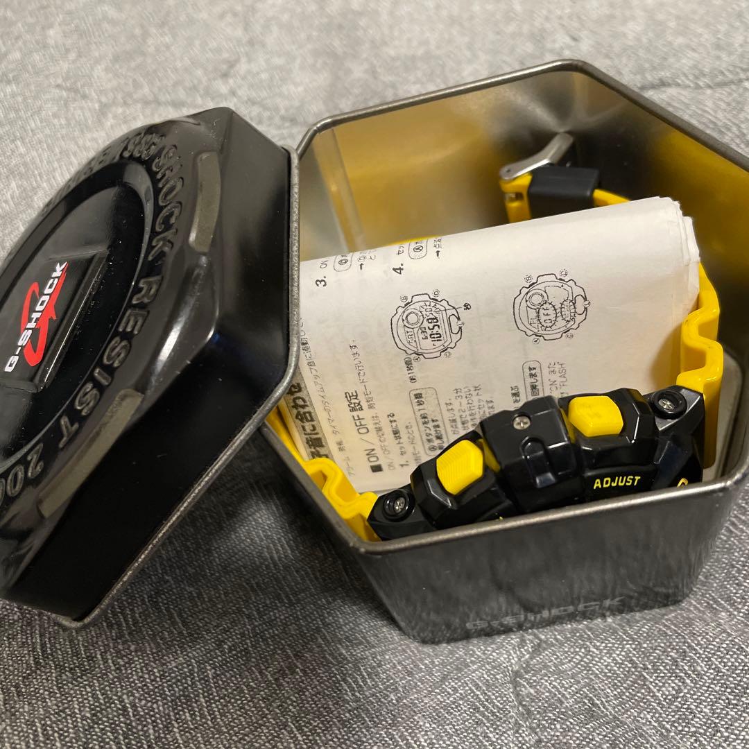 G-SHOCK WR20BAR ブラック/イエロー デジタル腕時計