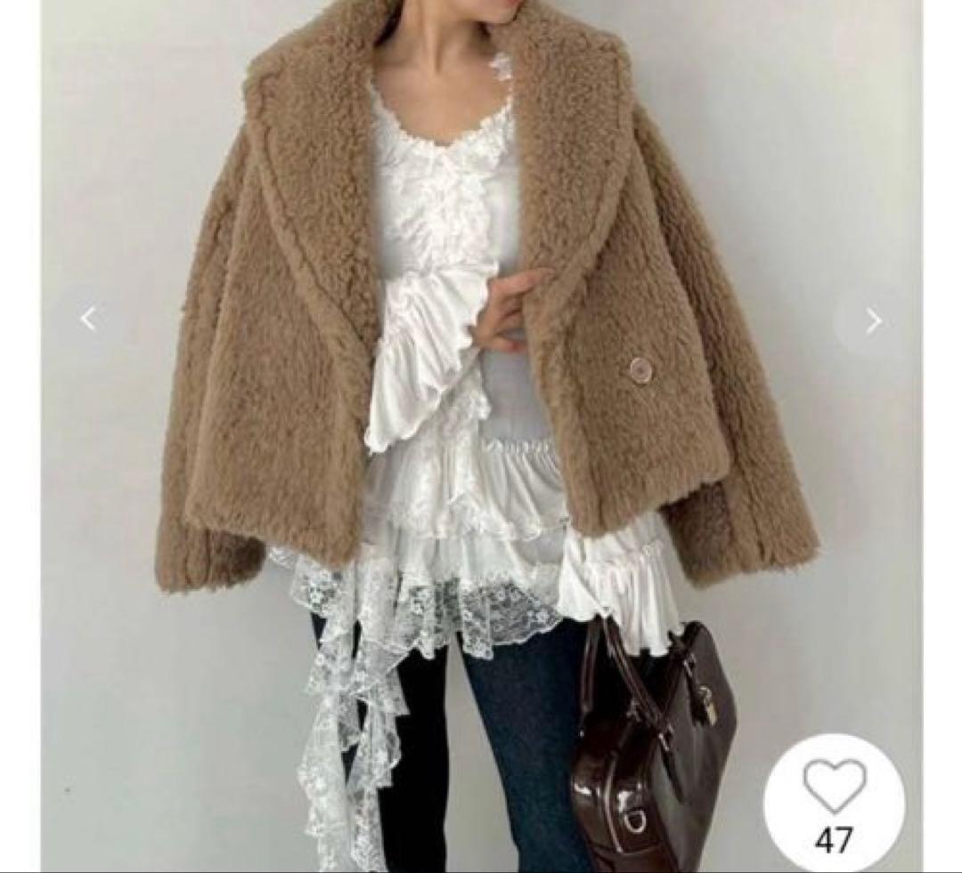 専用です。SNIDEL スナイデル ボアショートコート