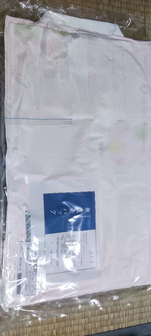 正絹 袋帯:茶金地、よろけに菊桜 長襦袢:薄ピンク地 和装小物 まとめ売り