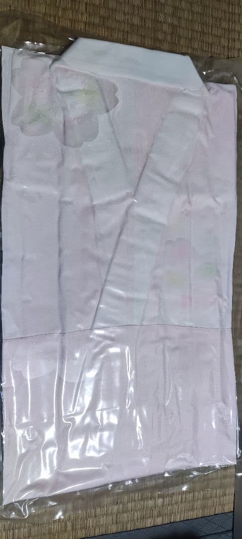 正絹 袋帯:茶金地、よろけに菊桜 長襦袢:薄ピンク地 和装小物 まとめ売り