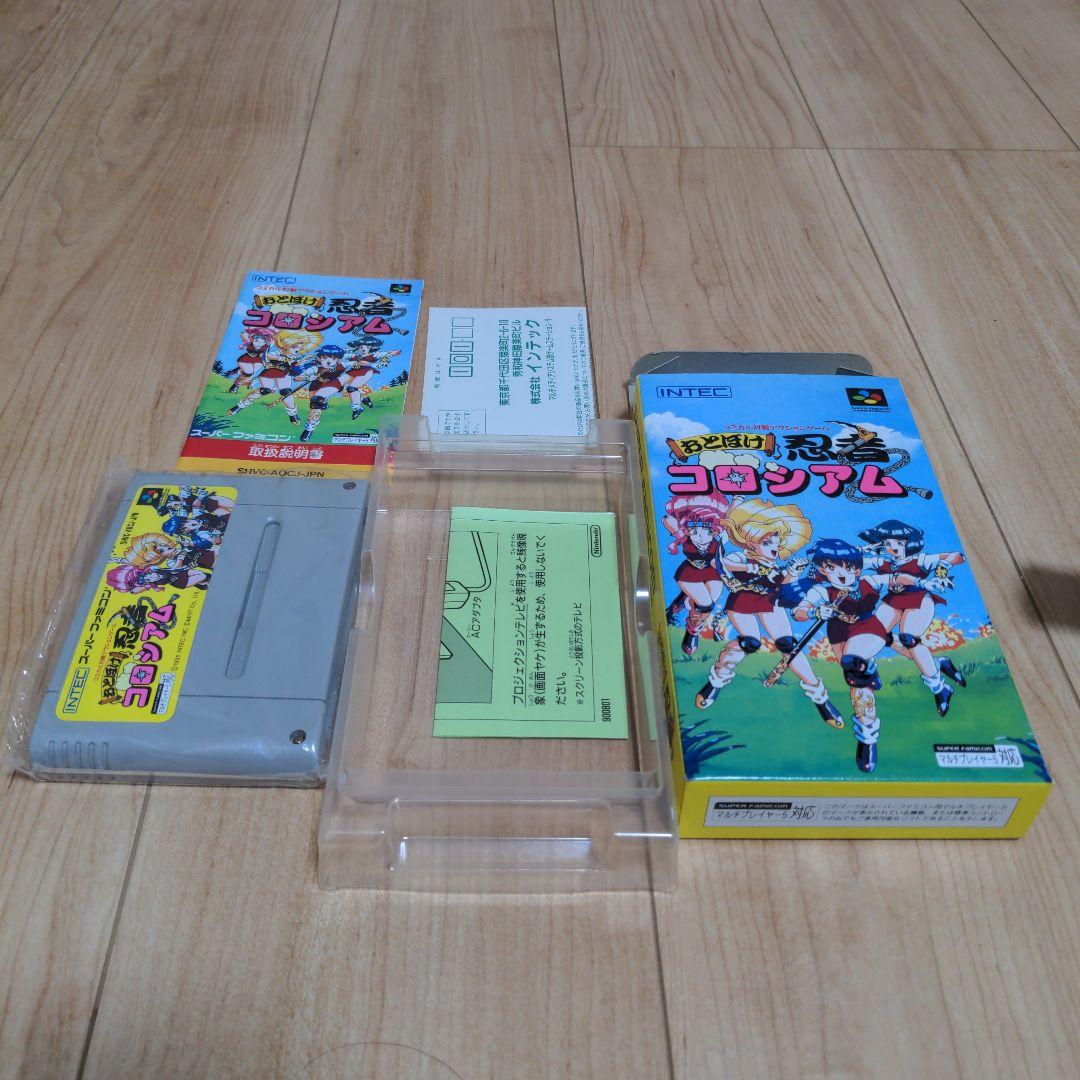 SFC スーパーファミコンソフト　おとぼけ忍者コロシアム　ハガキ付き　美品
