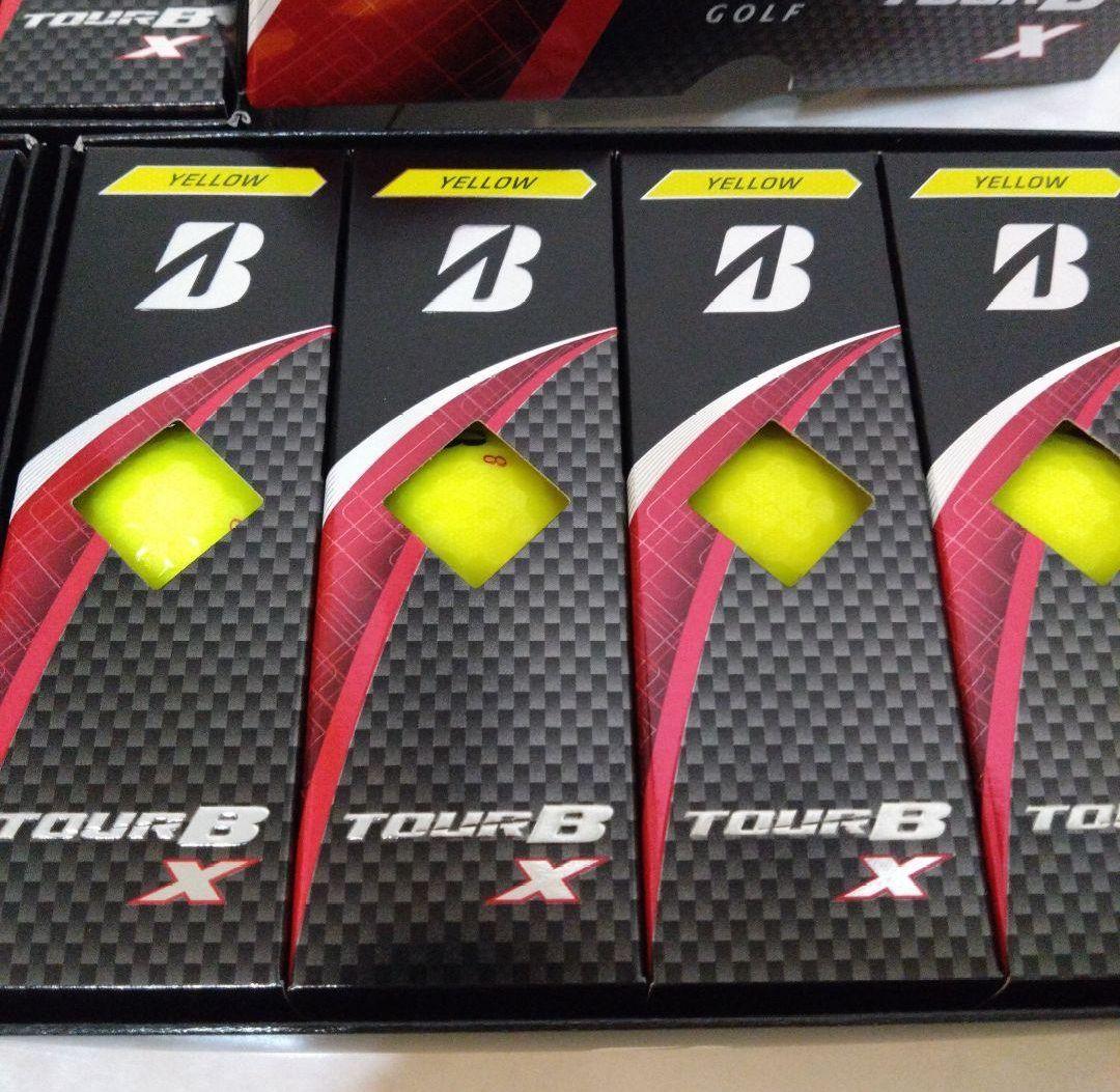 ★ブリヂストン★新品未使用品♪ TOUR B X ゴルフボール イエロー３ダース