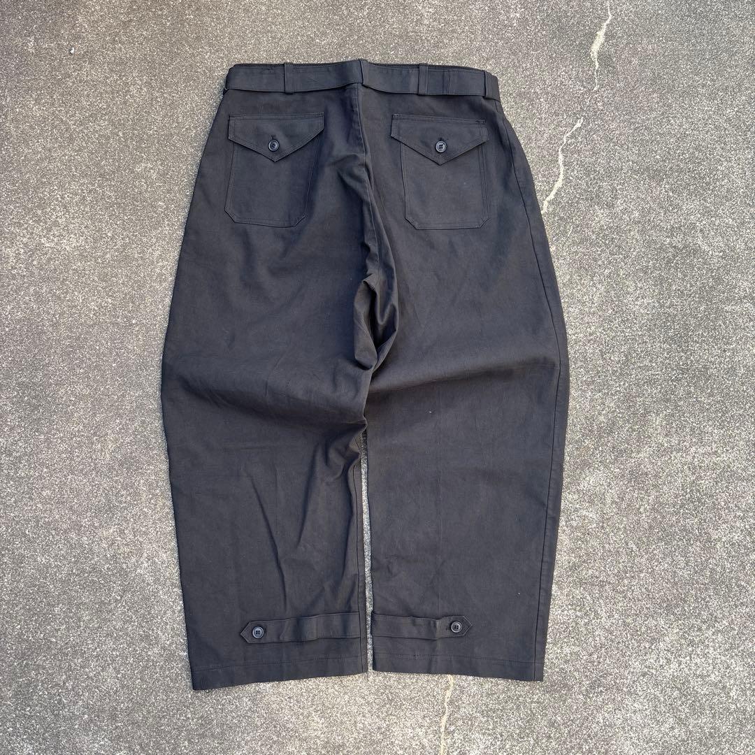 太*郎様 50s イタリア軍　モーターサイクルパンツ　後染め　ブラック　ビンテー