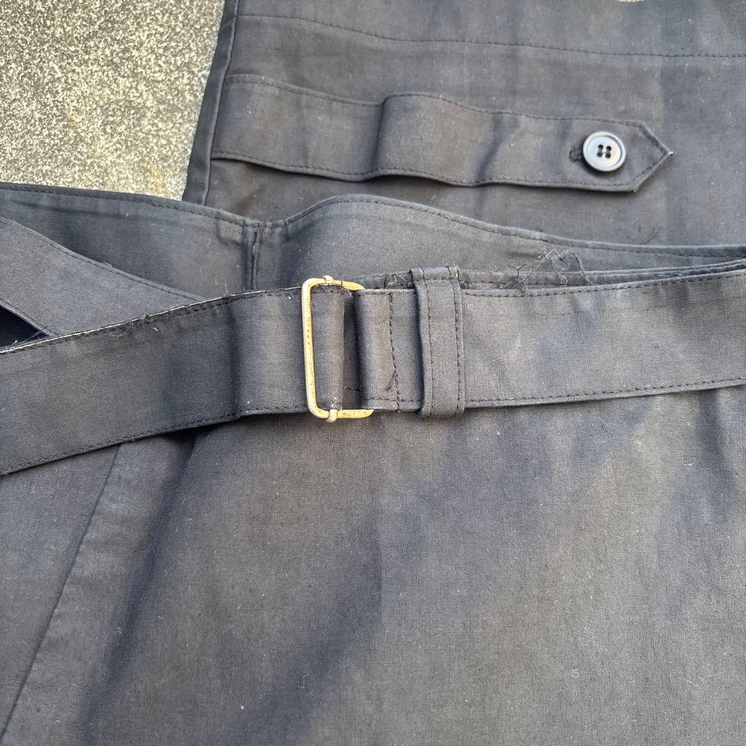 太*郎様 50s イタリア軍　モーターサイクルパンツ　後染め　ブラック　ビンテー