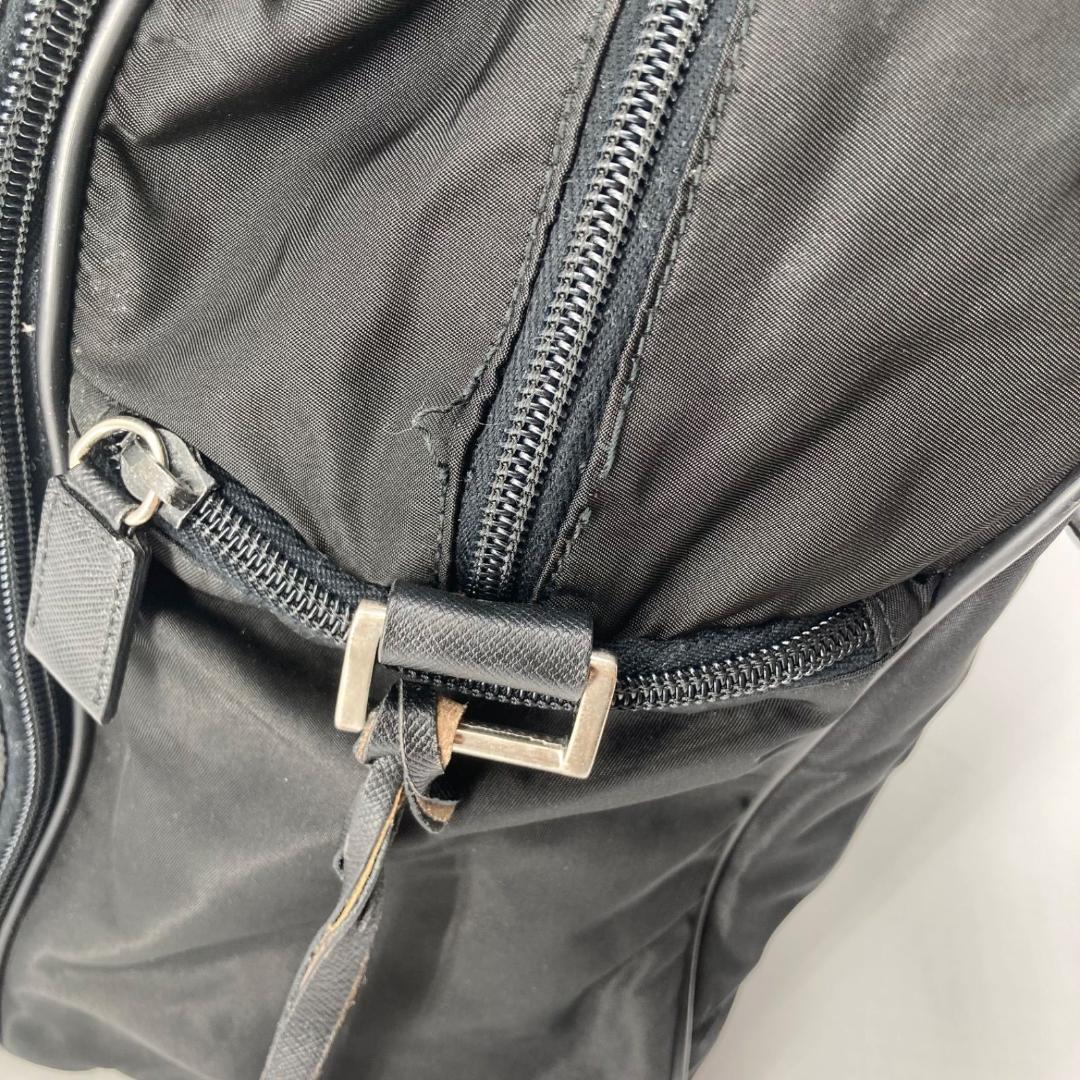 良品✨プラダ 三角ロゴ ブリーフケース ビジネスバッグ ナイロン 黒 ブラック