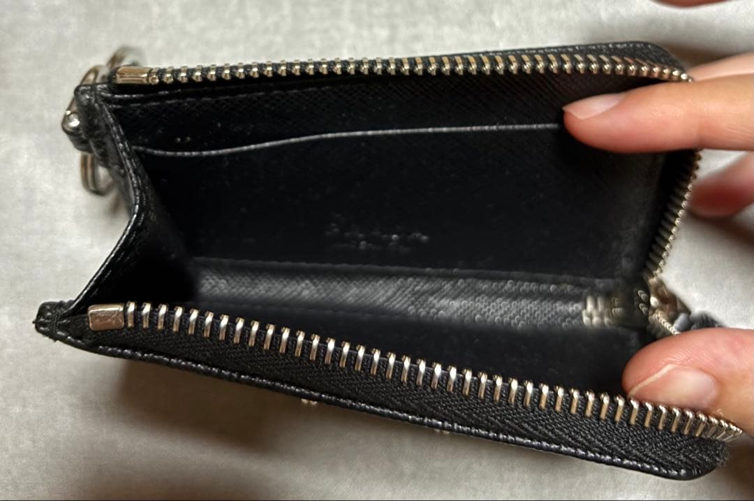 PRADA キーケース サフィアーノレザー ブラック ギャランティ付き