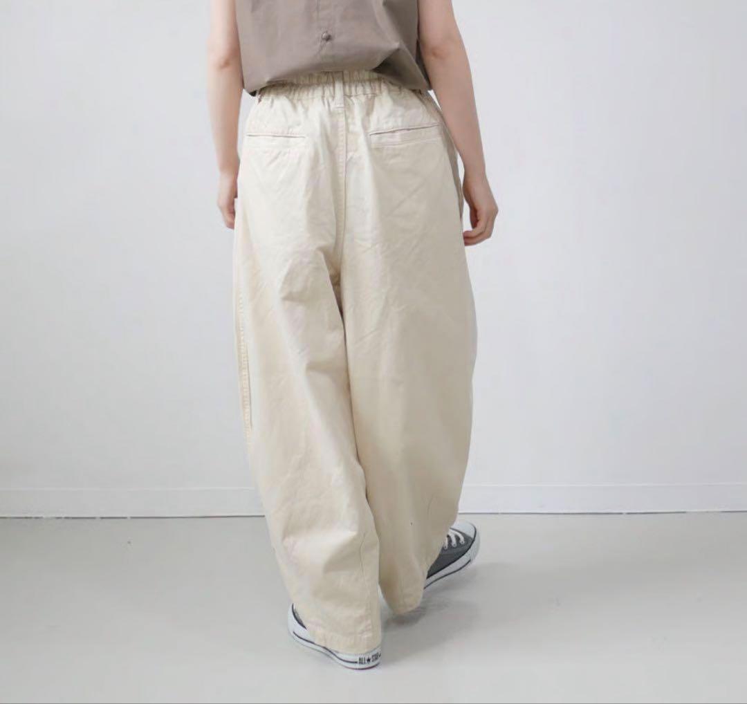 HARVESTY ハーベスティ サーカスパンツ アイボリー サイズ2