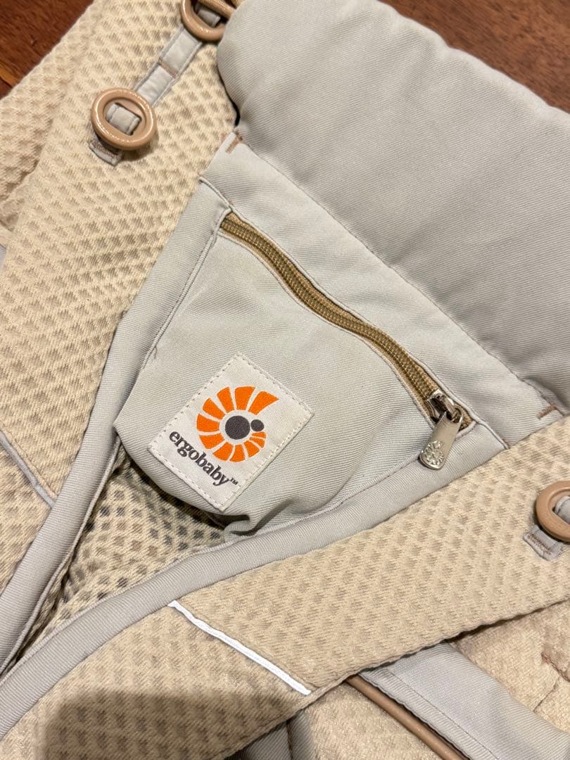 【箱・保証書付】エルゴ　オムニブリーズ　抱っこ紐 人気のサンドベージュ