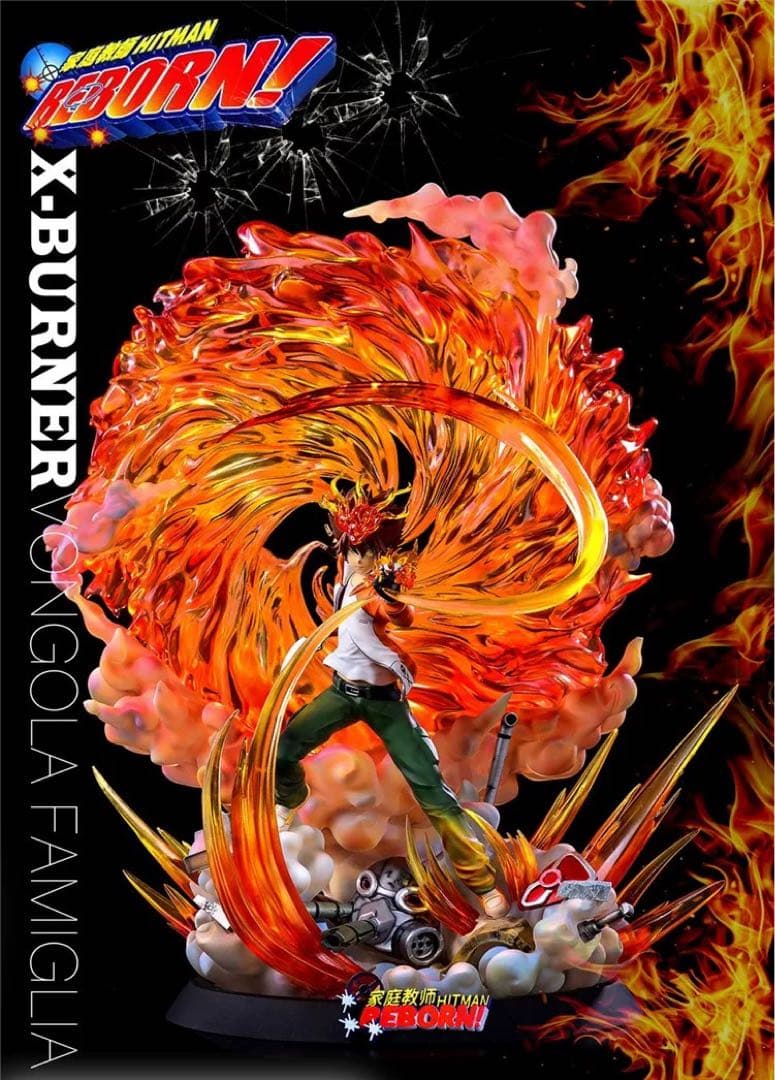 家庭教師ヒットマンREBORN! 沢田綱吉 ⑧ ガレージキット ガレキ スタチュ