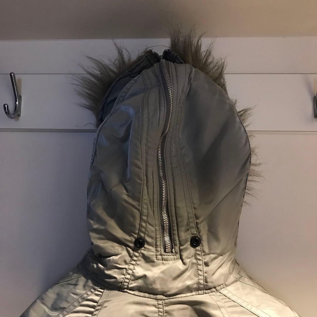 【USA製】ALPHA アルファ N-2B シルバー サイズM