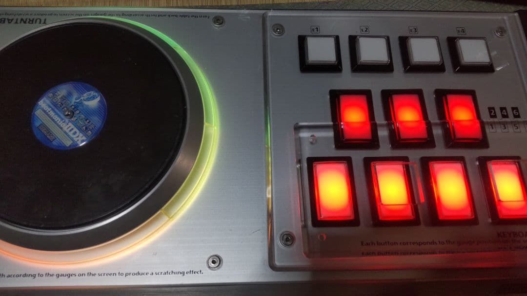 ビートマニア 後期プレミアムコントローラー ライトニングフルカラー EMP付