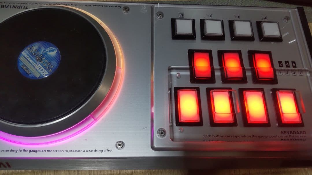 ビートマニア 後期プレミアムコントローラー ライトニングフルカラー EMP付