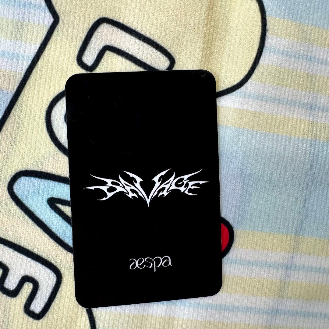 aespa sgs savage Karina ボックス トレカ ウィンター